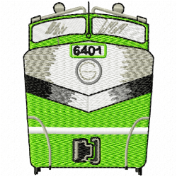 Trains Embroidery Design 2 Trains Embroidery Design 2